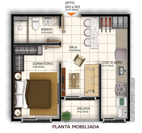 Imagem Apartamento com 1 Quarto à Venda, 42 m² em Camobi - Santa Maria Imagem Apartamento com 1 Quarto à Venda, 42 m² em Camobi - Santa Maria