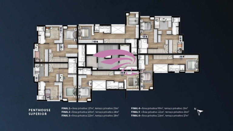Imagem Cobertura com 3 Quartos à Venda, 152 m² em Juvevê - Curitiba Imagem Cobertura com 3 Quartos à Venda, 152 m² em Juvevê - Curitiba