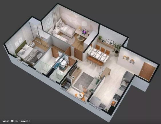 Imagem Apartamento com 2 Quartos à Venda, 54 m² em Eldorado - Contagem Imagem Apartamento com 2 Quartos à Venda, 54 m² em Eldorado - Contagem