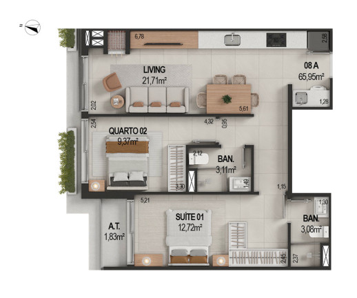 Imagem Imóvel com 2 Quartos à Venda, 62 m² em Várzea - Itapema Imagem Imóvel com 2 Quartos à Venda, 62 m² em Várzea - Itapema