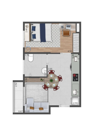 Imagem Apartamento com 2 Quartos à Venda, 36 m² em Moema - São Paulo Imagem Apartamento com 2 Quartos à Venda, 36 m² em Moema - São Paulo