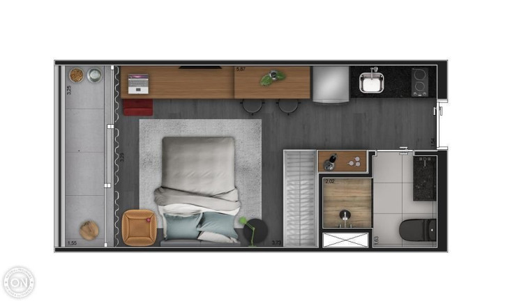 Imagem Studio com 1 Quarto à Venda, 20 m² em Moema - São Paulo Imagem Studio com 1 Quarto à Venda, 20 m² em Moema - São Paulo