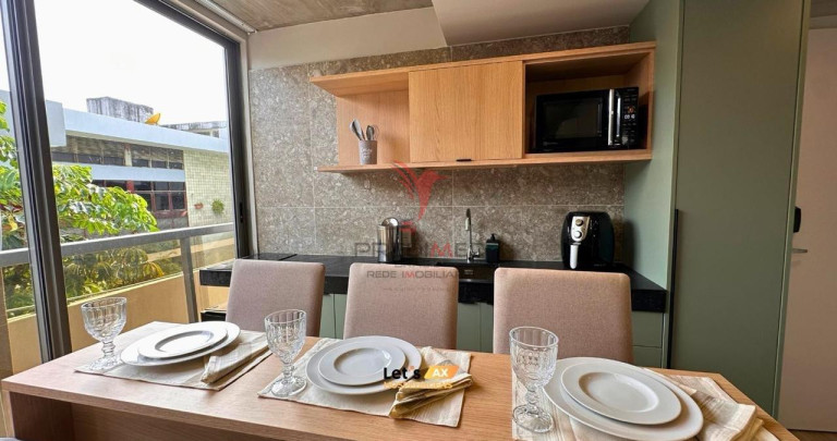 Imagem Flat com 1 Quarto à Venda, 29 m² em Cabo Branco - João Pessoa