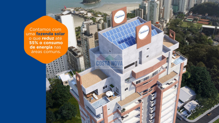 Apartamento com 3 Quartos à Venda, 112 m² em José Menino - Santos