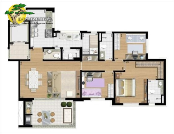 Imagem Apartamento com 3 Quartos à Venda, 110 m² em Imirim - São Paulo Imagem Apartamento com 3 Quartos à Venda, 110 m² em Imirim - São Paulo