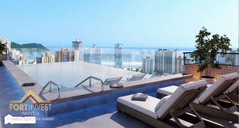 Imóvel com 2 Quartos à Venda, 82 m² em Boqueirão - Praia Grande