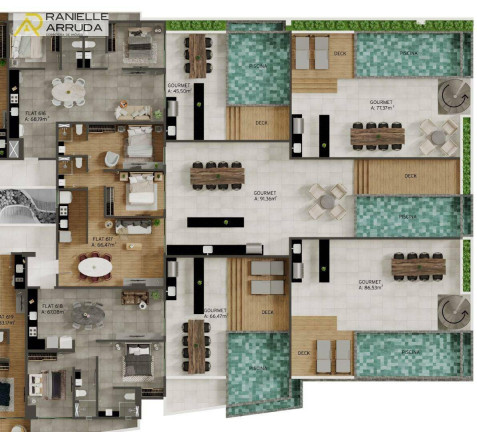 Imagem Cobertura com 2 Quartos à Venda, 113 m² em Jardim Oceania - João Pessoa Imagem Cobertura com 2 Quartos à Venda, 113 m² em Jardim Oceania - João Pessoa
