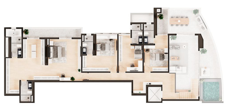 Imagem Imóvel com 4 Quartos à Venda, 500 m² em Ponta Da Praia - Santos Imagem Imóvel com 4 Quartos à Venda, 500 m² em Ponta Da Praia - Santos