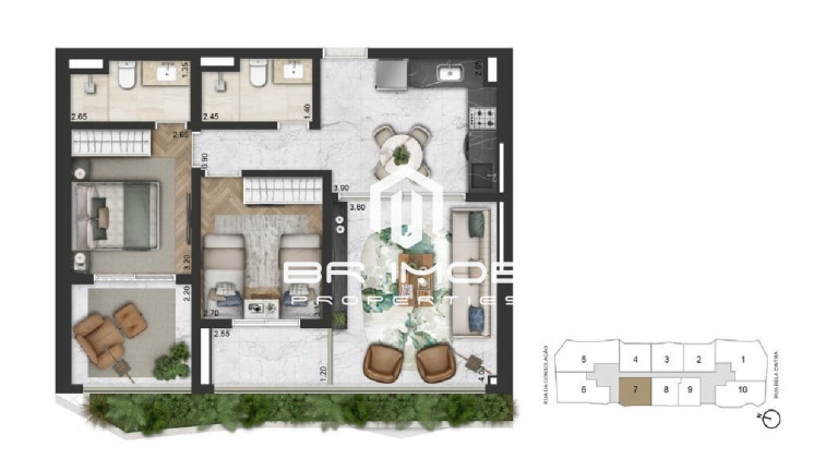 Imagem Imóvel com 2 Quartos à Venda, 83 m² em Consolação - São Paulo Imagem Imóvel com 2 Quartos à Venda, 83 m² em Consolação - São Paulo