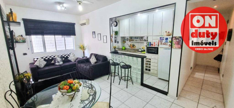Imagem Apartamento com 1 Quarto à Venda, 55 m² em Boqueirão - Santos Imagem Apartamento com 1 Quarto à Venda, 55 m² em Boqueirão - Santos