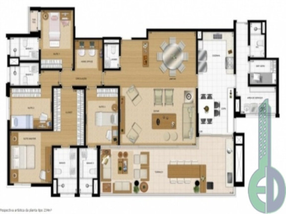 Imagem Apartamento com 4 Quartos à Venda, 234 m² em Santo Antônio - São Caetano Do Sul Imagem Apartamento com 4 Quartos à Venda, 234 m² em Santo Antônio - São Caetano Do Sul