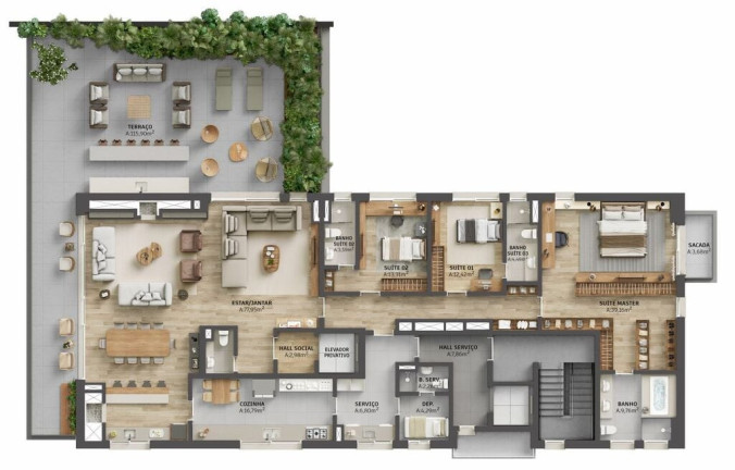 Imagem Apartamento com 3 Quartos à Venda, 387 m² em Petrópolis - Porto Alegre Imagem Apartamento com 3 Quartos à Venda, 387 m² em Petrópolis - Porto Alegre