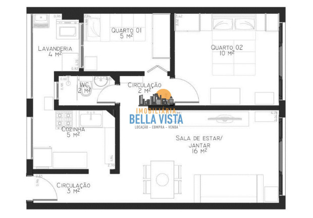 Imagem Apartamento com 1 Quarto à Venda, em Bela Vista - São Paulo Imagem Apartamento com 1 Quarto à Venda, em Bela Vista - São Paulo