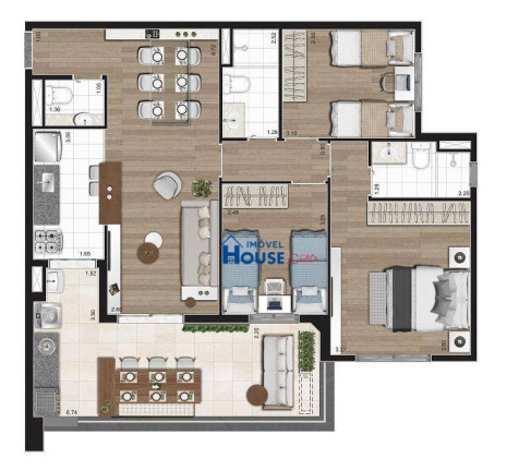 Imagem Apartamento com 3 Quartos à Venda, 92 m² em Alto Da Lapa - São Paulo