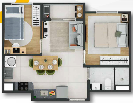 Imagem Imóvel com 2 Quartos à Venda, 40 m² em Vila Bancária - São Paulo Imagem Imóvel com 2 Quartos à Venda, 40 m² em Vila Bancária - São Paulo