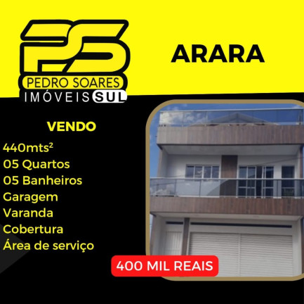 Imagem Casa com 5 Quartos à Venda, 440 m² em Arara - Arara Imagem Casa com 5 Quartos à Venda, 440 m² em Arara - Arara