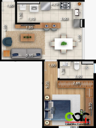 Imagem Apartamento com 1 Quarto à Venda, 54 m² em Centro - Poços De Caldas