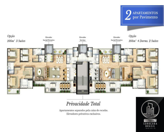 Imagem Apartamento com 4 Quartos à Venda, 166 m² em Jardim América - Sorocaba Imagem Apartamento com 4 Quartos à Venda, 166 m² em Jardim América - Sorocaba