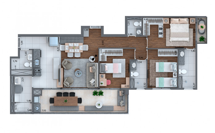 Imagem Apartamento com 3 Quartos à Venda, 159 m² em Tatuapé - São Paulo Imagem Apartamento com 3 Quartos à Venda, 159 m² em Tatuapé - São Paulo