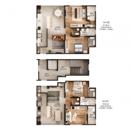 Imagem Apartamento com 2 Quartos à Venda, 71 m² em São Francisco De Assis - Camboriú Imagem Apartamento com 2 Quartos à Venda, 71 m² em São Francisco De Assis - Camboriú