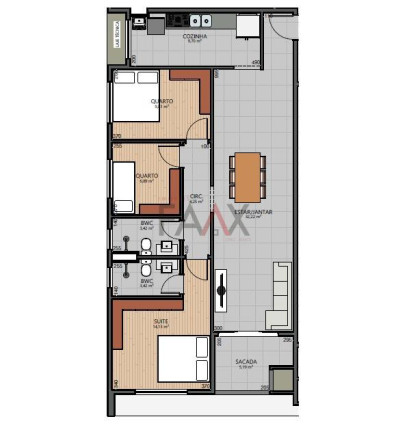 Imagem Apartamento com 1 Quarto à Venda, 63 m² em Santa Cruz - Guarapuava Imagem Apartamento com 1 Quarto à Venda, 63 m² em Santa Cruz - Guarapuava