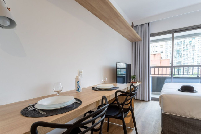 Imagem Apartamento com 1 Quarto para Alugar, 28 m² em Consolação - São Paulo Imagem Apartamento com 1 Quarto para Alugar, 28 m² em Consolação - São Paulo