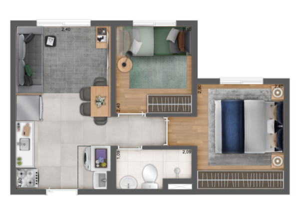 Imagem Imóvel com 2 Quartos à Venda, 32 m² em Itaquera - São Paulo Imagem Imóvel com 2 Quartos à Venda, 32 m² em Itaquera - São Paulo