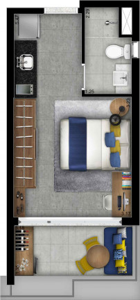 Imóvel Comercial à Venda, 26 m² em Vila Mariana - São Paulo