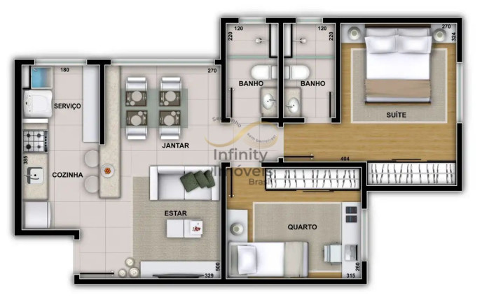 Imagem Apartamento com 2 Quartos à Venda, 53 m² em Serra - Belo Horizonte