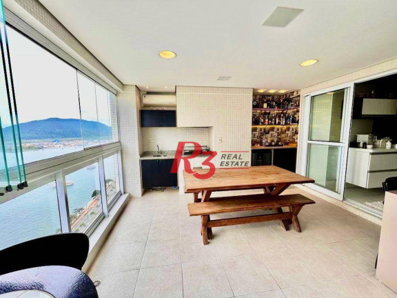 Apartamento com 3 Quartos à Venda, 189 m² em Ponta Da Praia - Santos