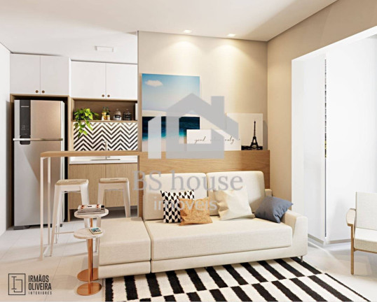 Imagem Apartamento com 2 Quartos à Venda, 53 m² em Vila Curuça - Santo André