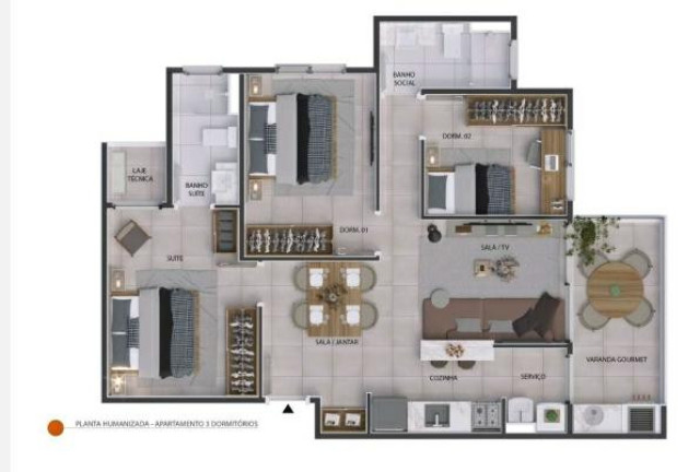 Imagem Imóvel com 3 Quartos à Venda, 73 m² em Centro - São Carlos Imagem Imóvel com 3 Quartos à Venda, 73 m² em Centro - São Carlos