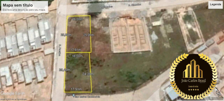 Terreno à Venda, 420 m² em Centro - Eusébio