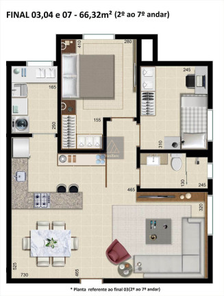 Imagem Apartamento com 2 Quartos à Venda, 66 m² em Rebouças - Curitiba