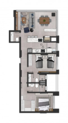 Imagem Apartamento com 3 Quartos à Venda, 110 m² em Centro - Torres Imagem Apartamento com 3 Quartos à Venda, 110 m² em Centro - Torres