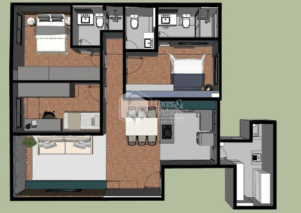Imagem Apartamento com 3 Quartos à Venda, 92 m² em Itaim Bibi - São Paulo Imagem Apartamento com 3 Quartos à Venda, 92 m² em Itaim Bibi - São Paulo