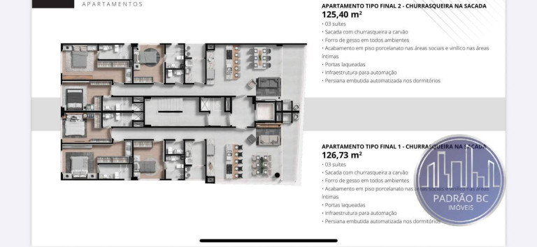 Imagem Apartamento com 3 Quartos à Venda, 126 m² em Praia Brava De Itajaí - Itajaí Imagem Apartamento com 3 Quartos à Venda, 126 m² em Praia Brava De Itajaí - Itajaí