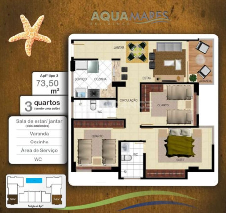 Imagem Apartamento com 3 Quartos à Venda, 80 m² em Intermares - Cabedelo Imagem Apartamento com 3 Quartos à Venda, 80 m² em Intermares - Cabedelo