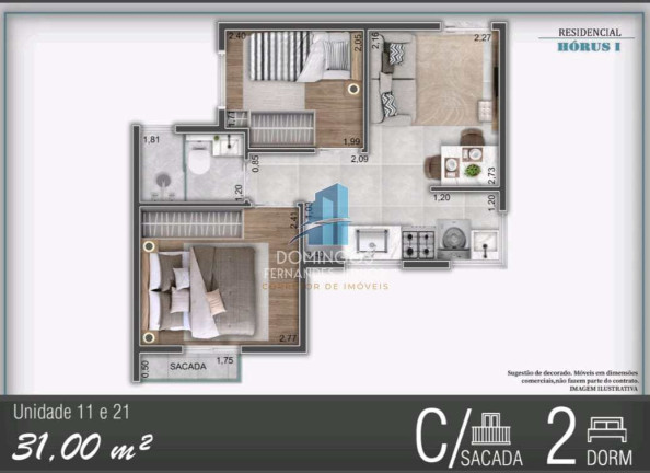 Imagem Apartamento com 2 Quartos à Venda, 31 m² em Vila Matilde - São Paulo Imagem Apartamento com 2 Quartos à Venda, 31 m² em Vila Matilde - São Paulo