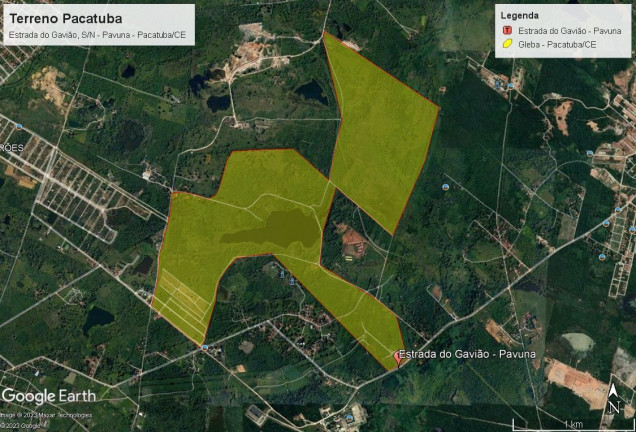 Imagem Terreno à Venda, 2.200.000 m² em Gavião - Maranguape