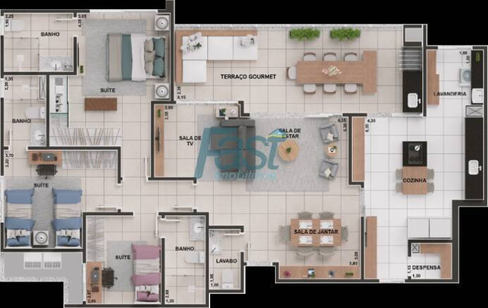 Imagem Apartamento com 3 Quartos à Venda, 171 m² em Ribeirão Do Lipa - Cuiabá Imagem Apartamento com 3 Quartos à Venda, 171 m² em Ribeirão Do Lipa - Cuiabá