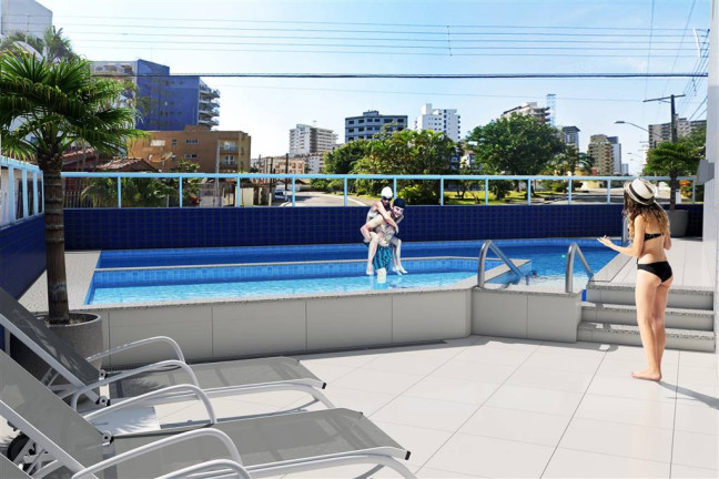 Imagem Apartamento com 2 Quartos à Venda, 76 m² em Caiçara - Praia Grande