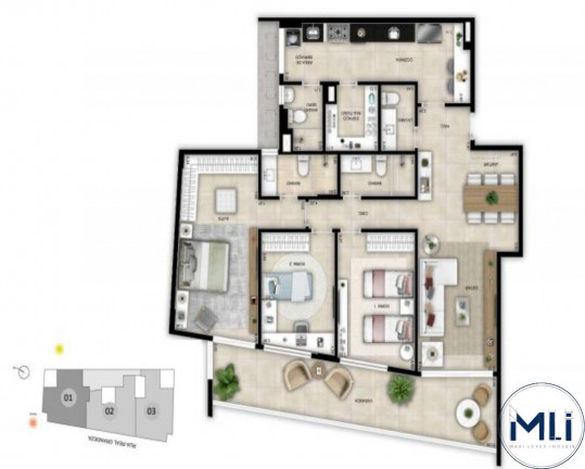 Imagem Imóvel com 2 Quartos à Venda, 97 m² em Botafogo - Rio De Janeiro Imagem Imóvel com 2 Quartos à Venda, 97 m² em Botafogo - Rio De Janeiro