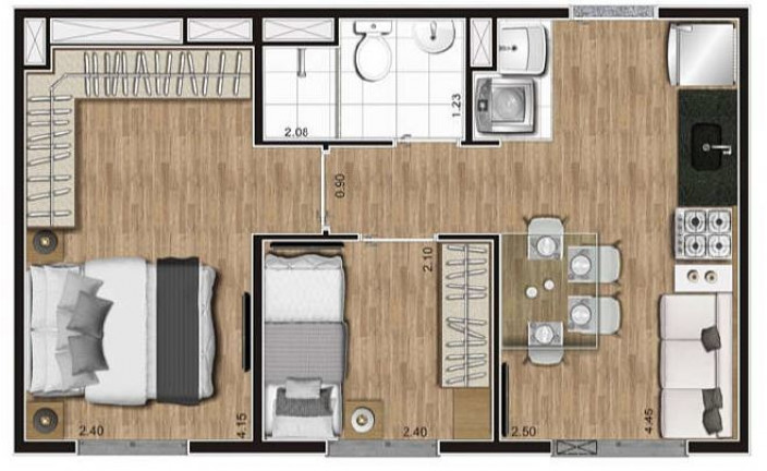 Imagem Apartamento com 1 Quarto à Venda, 24 m² em Vila Das Belezas - São Paulo Imagem Apartamento com 1 Quarto à Venda, 24 m² em Vila Das Belezas - São Paulo