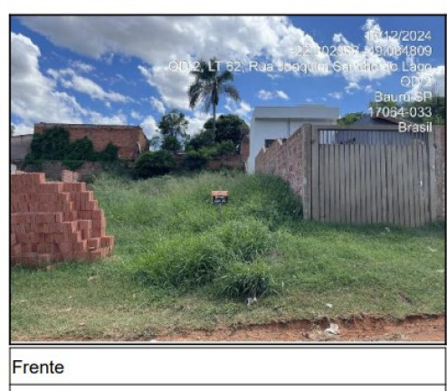Imagem Terreno à Venda, 143 m² em Bauru Imagem Terreno à Venda, 143 m² em Bauru