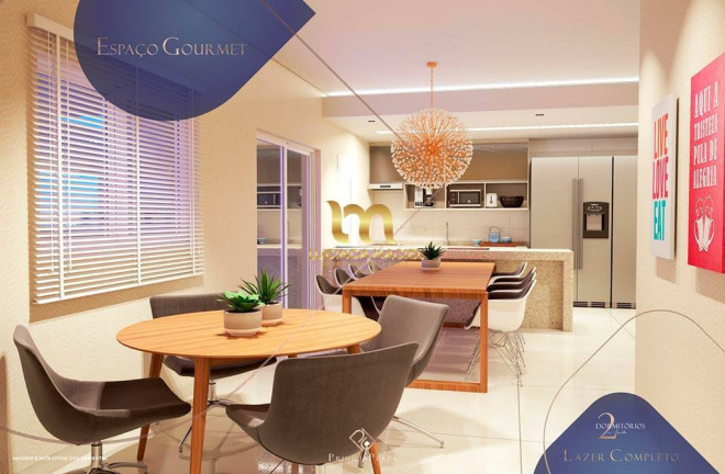 Apartamento com 2 Quartos à Venda, 63 m² em Guilhermina - Praia Grande