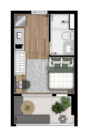 Imagem Apartamento com 1 Quarto à Venda, 22 m² em Perdizes - São Paulo Imagem Apartamento com 1 Quarto à Venda, 22 m² em Perdizes - São Paulo