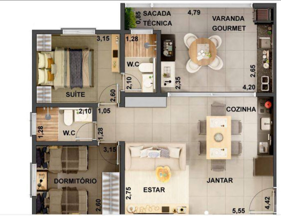 Imagem Apartamento com 2 Quartos à Venda, 85 m² em Itaguá - Ubatuba Imagem Apartamento com 2 Quartos à Venda, 85 m² em Itaguá - Ubatuba