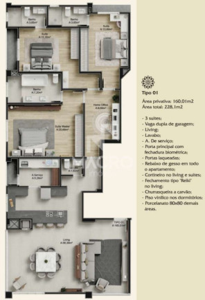 Imagem Apartamento com 3 Quartos à Venda, 153 m² em Vila Nova - Jaraguá Do Sul Imagem Apartamento com 3 Quartos à Venda, 153 m² em Vila Nova - Jaraguá Do Sul