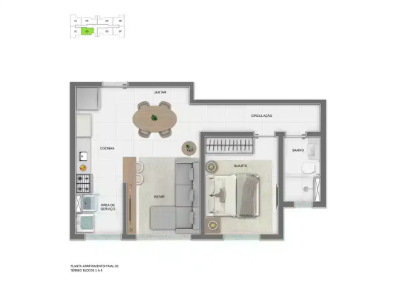 Imagem Apartamento com 2 Quartos à Venda, 51 m² em Estoril - Belo Horizonte Imagem Apartamento com 2 Quartos à Venda, 51 m² em Estoril - Belo Horizonte